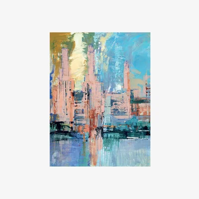 Olivia's The Art Group Joanne Last (Pink Power) Canvas Print / Large