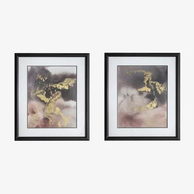Olivia's Gallery Interiors Evening Shimmer Framed Art Set Of 2 | Outlet