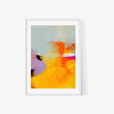 Olivia's Yellow Blush (II) by Ana Rut Bre - A1 White Framed Art Print
