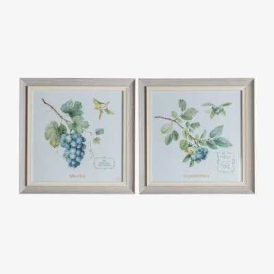 Olivia's Gallery Direct Berries Framed Art Set Of 2
