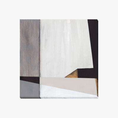 Olivia's Olivia's 'Neutral Geometrics II' - Wrapped Canvas - 93x93cm