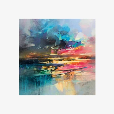 Olivia's Scott Naismith Dissolving Shoreline Canvas / 85x85