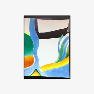 Olivia's Liang & Eimil Polychrome Expression II Oil on Canvas Painting