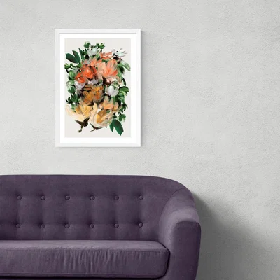 Olivia's Magnolia by Dan Hobday - A3 White Framed Art Print