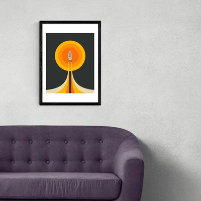 Olivia's Upward by Jazzberry Blue - A3 Black Framed Art Print
