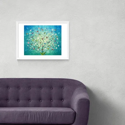 Olivia's The Singing Tree by Fiona Watson - A3 White Framed Art Print