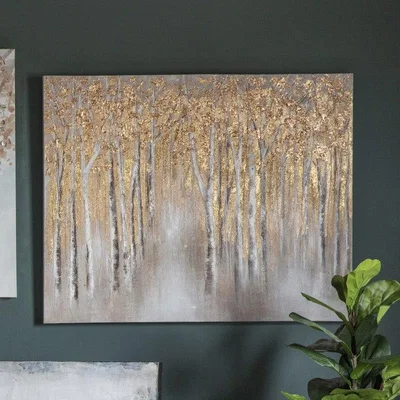 Olivia's Gallery Direct Golden Woodland Canvas