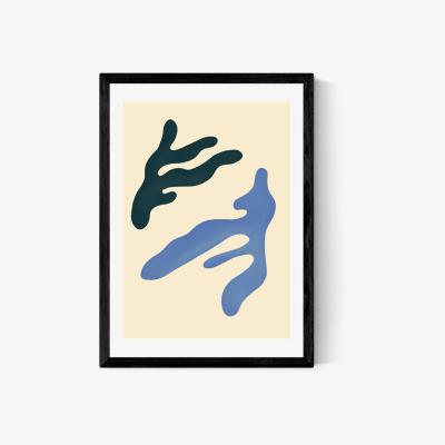 Olivia's Seaweed by Sifa Mustafa - A2 Black Framed Art Print