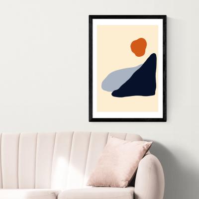 Olivia's Cornwall by Sifa Mustafa - A2 Black Framed Art Print