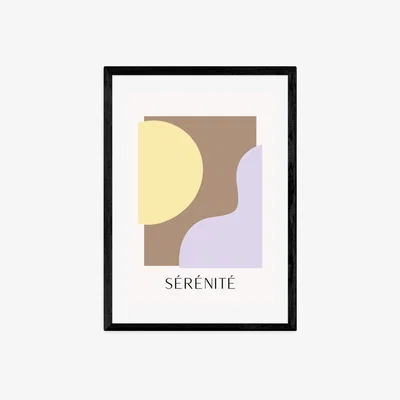 Olivia's Serenite by Inoui - A3 Black Framed Art Print