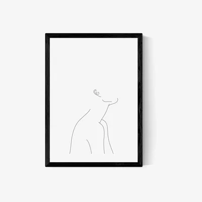 Olivia's Zina by The Colour Study - A2 Black Framed Art Print