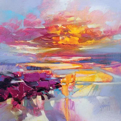 Olivia's Scott Naismith Uist Causeways 2 Canvas - 85 x 85