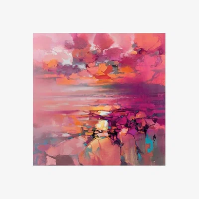 Olivia's Scott Naismith Coral Canvas / 85x85