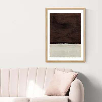Olivia's Night by Dan Hobday - A2 Oak Framed Art Print
