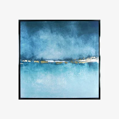 Olivia's Olivia's 'Ocean Dreaming I ' - Framed Canvas - 94x94cm
