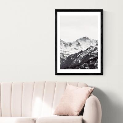Olivia's Winter by Rafael Farias - A2 Black Framed Art Print