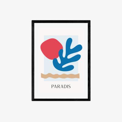 Olivia's Paradis by Inoui - A3 Black Framed Art Print