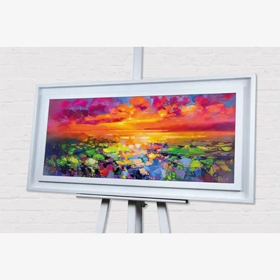 Olivia's Scott Naismith Colour Frequency Iii Framed Art - 50 x 100