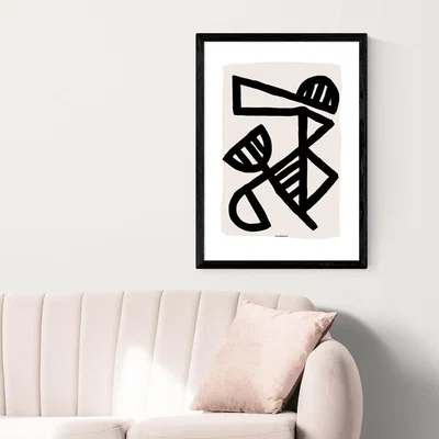 Olivia's Botanics by Wonder and Rah - A2 Black Framed Art Print