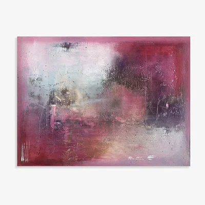 Olivia's The Art Group Soozy Barker Plum Fusion Canvas / 60x80cm