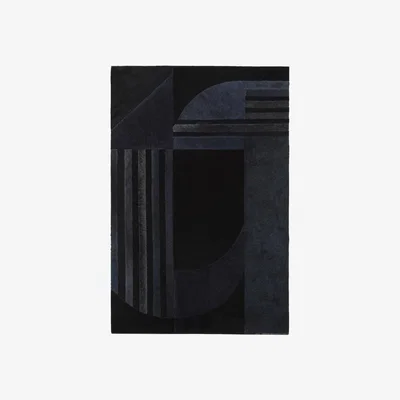 Olivia's Olivia's Soft Industrial Collection - Safy Deco Print Wall Art in Grey & Black