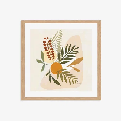 Olivia's The Art Group Dominique Vari Botanical Ii Framed Art - 40x40cm