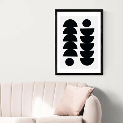 Olivia's Tropical by Seventy Tree - A2 Black Framed Art Print