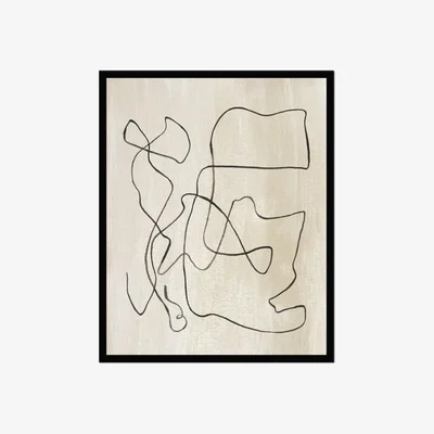 Olivia's Art Art Art Bound I Black