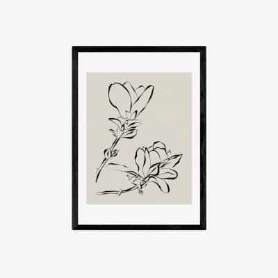 Olivia's Magnolia Bloom by Alisa Galitsyna - A3 Black Framed Art Print