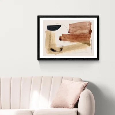 Olivia's Mind by Dan Hobday - A2 Black Framed Art Print