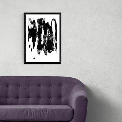 Olivia's Watercolours 1 by Mareike Boehmer - A3 Black Framed Art Print