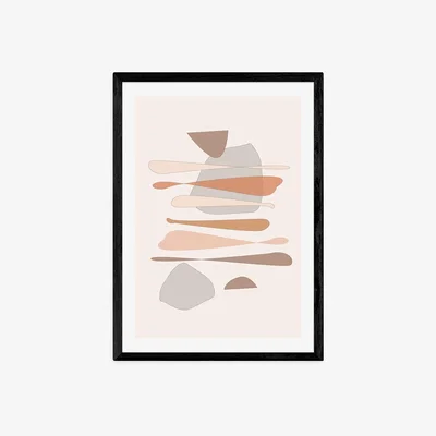 Olivia's Stones by Flower Love Child - A3 Black Framed Art Print