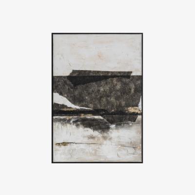 Olivia's Gallery Direct Cliffs Edge Abstract Framed Canvas Wall Art