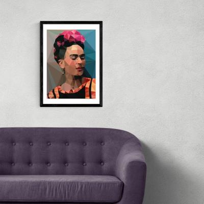 Olivia's Frida 2 by Studio Cockatoo - A3 Black Framed Art Print