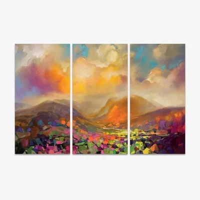 Olivia's Scott Naismith Nevis Range Colour Canvas / 85x120