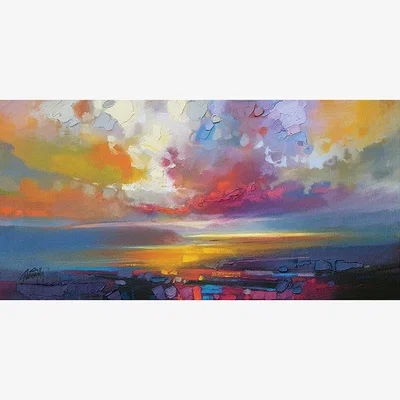 Olivia's Scott Naismith Uig Clouds Canvas - 50 x 100
