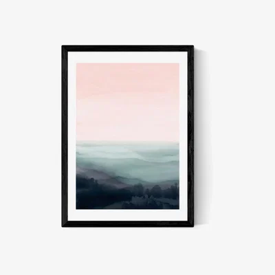 Olivia's Morning by Dan Hobday by Dan Hobday - A2 Black Framed Art Print
