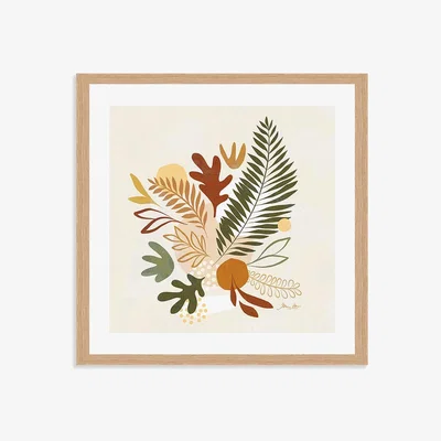 Olivia's The Art Group Dominique Vari Botanical I Framed Art - 40x40cm