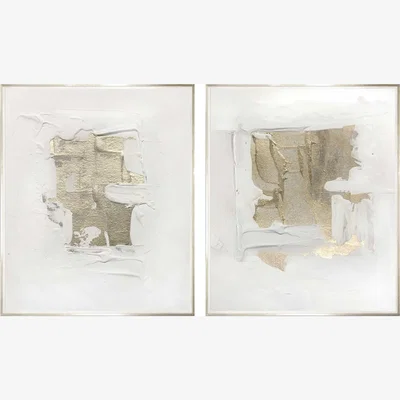 Olivia's Quintessa Art Set of 3 Lukea Hand Painting / 124 x 104cm