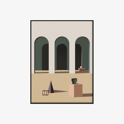 Olivia's Liang & Eimil Arcade I Wall Art Black