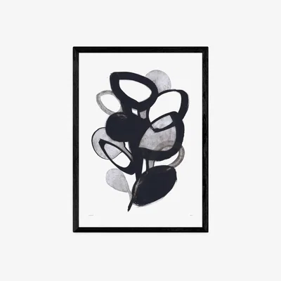 Olivia's The Plant by Jorgen Hansson - A3 Black Framed Art Print