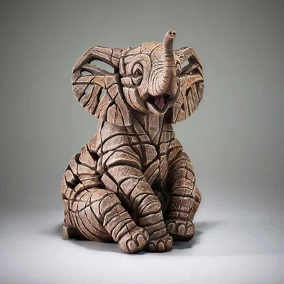 Downtown Edge Elephant Calf Sculpture