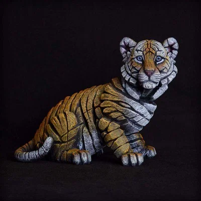 Downtown Edge Baby Tiger Sculpture