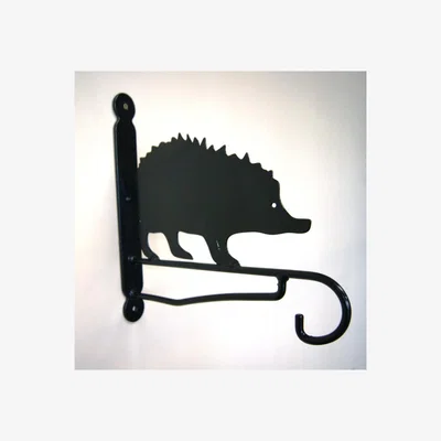 Downtown Poppy Forge Hedgehog Feature Bracket In Black