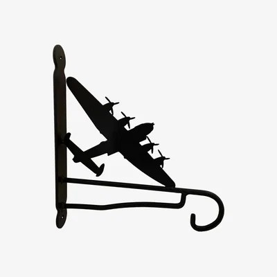 Downtown Poppy Forge Lancaster Bomber Feature Bracket In Black