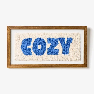 Oliver Bonas Cozy Tufted Framed Wall Art