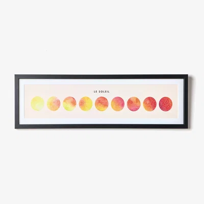 Oliver Bonas Le Soleil Framed Wall Art