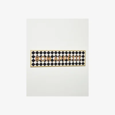 Oliver Bonas Bon Appetite Beaded Framed Wall Art