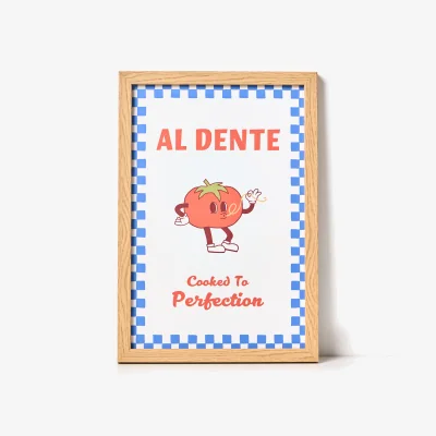 Oliver Bonas Al Dente Framed Wall Art