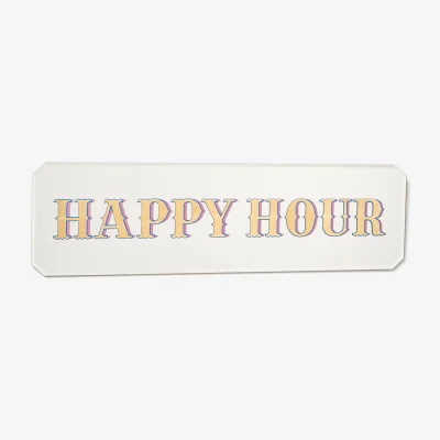 Oliver Bonas Happy Hour Mirror Wall Art